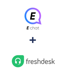 Integration of E-chat and Freshdesk