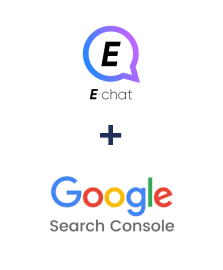 Integration of E-chat and Google Search Console