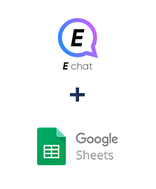 Integration of E-chat and Google Sheets