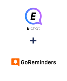 Integration of E-chat and GoReminders