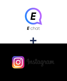 Integration of E-chat and Instagram