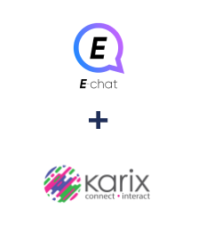 Integration of E-chat and Karix