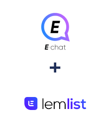Integration of E-chat and Lemlist