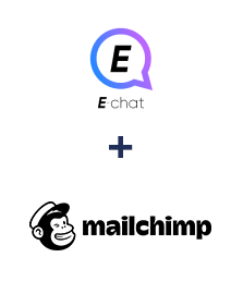 Integration of E-chat and MailChimp