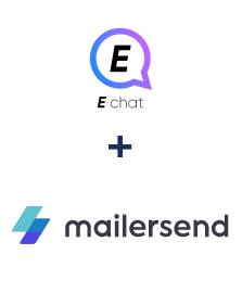 Integration of E-chat and MailerSend