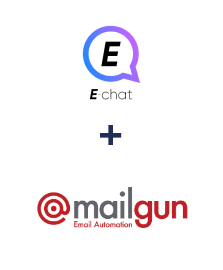 Integration of E-chat and Mailgun