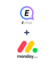 Integration of E-chat and Monday.com