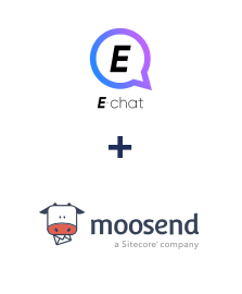 Integration of E-chat and Moosend