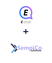 Integration of E-chat and Sempico Solutions