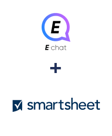 Integration of E-chat and Smartsheet
