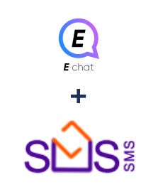 Integration of E-chat and SMS-SMS