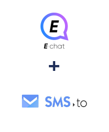 Integration of E-chat and SMS.to