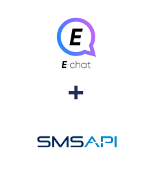 Integration of E-chat and SMSAPI