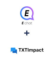 Integration of E-chat and TXTImpact