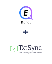 Integration of E-chat and TxtSync