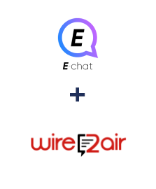 Integration of E-chat and Wire2Air