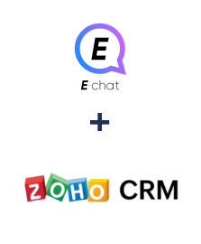 Integration of E-chat and Zoho CRM