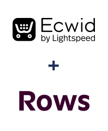 Integration of Ecwid and Rows