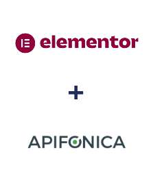Integration of Elementor and Apifonica