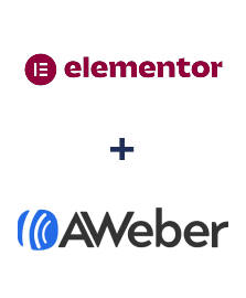 Integration of Elementor and AWeber