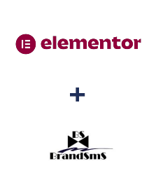 Integration of Elementor and BrandSMS 