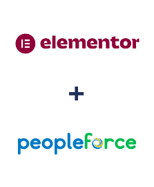 Integration of Elementor and PeopleForce