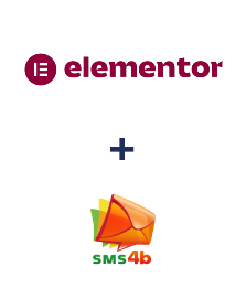 Integration of Elementor and SMS4B