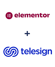 Integration of Elementor and Telesign