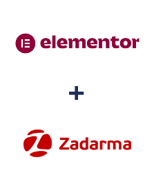 Integration of Elementor and Zadarma