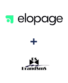 Integration of Elopage and BrandSMS 