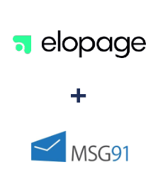 Integration of Elopage and MSG91