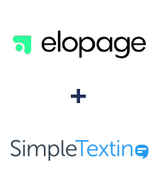 Integration of Elopage and SimpleTexting