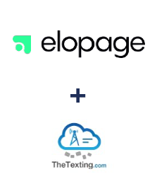 Integration of Elopage and TheTexting