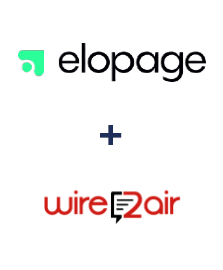 Integration of Elopage and Wire2Air