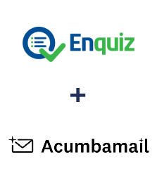 Integration of Enquiz and Acumbamail