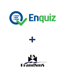 Integration of Enquiz and BrandSMS 