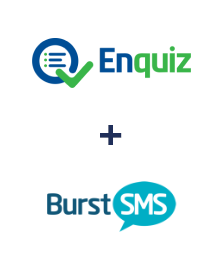 Integration of Enquiz and Burst SMS