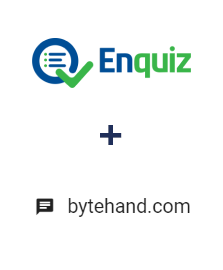 Integration of Enquiz and BYTEHAND Integration of Enquiz and BYTEHAND
