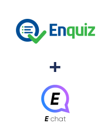 Integration of Enquiz and E-chat