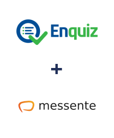Integration of Enquiz and Messente Integration of Enquiz and Messente