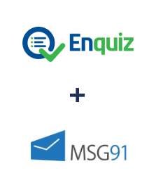 Integration of Enquiz and MSG91