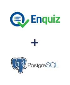 Integration of Enquiz and PostgreSQL