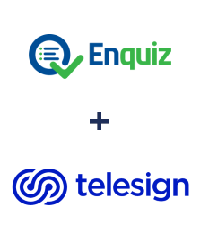 Integration of Enquiz and Telesign Integration of Enquiz and Telesign