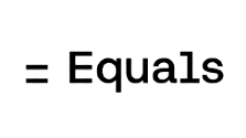Equals integration