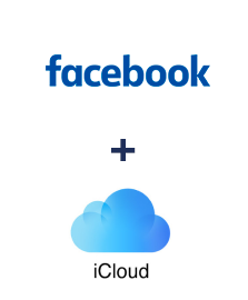Integration of Facebook and iCloud