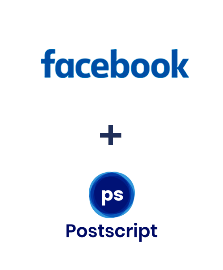 Integration of Facebook and Postscript