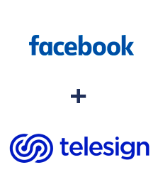 Integration of Facebook and Telesign