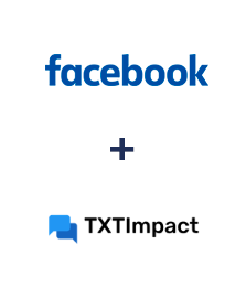 Integration of Facebook and TXTImpact
