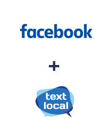 Integration of Facebook and Textlocal