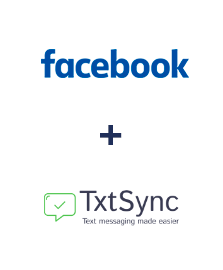 Integration of Facebook and TxtSync